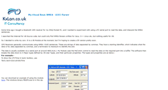 Desktop Screenshot of kxlan.co.uk